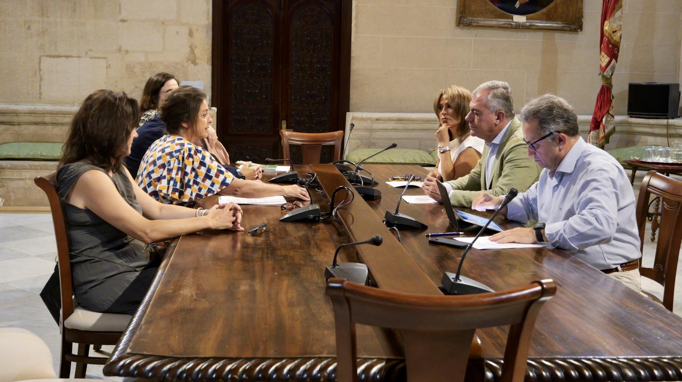 Un momento del encuentro. - Ayto