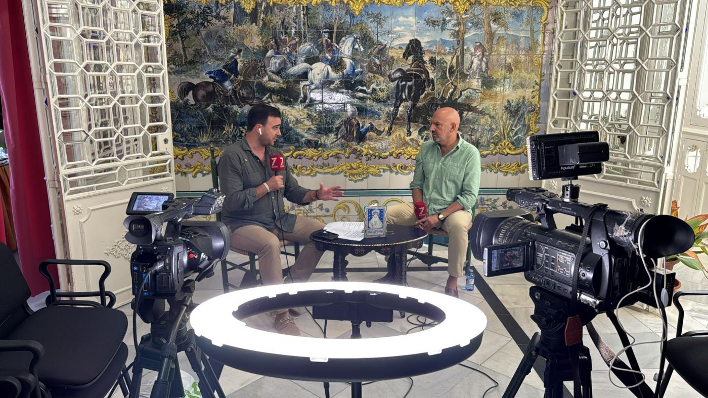 El delegado de Fiestas Mayores en el programa de la Velá. - 7TV