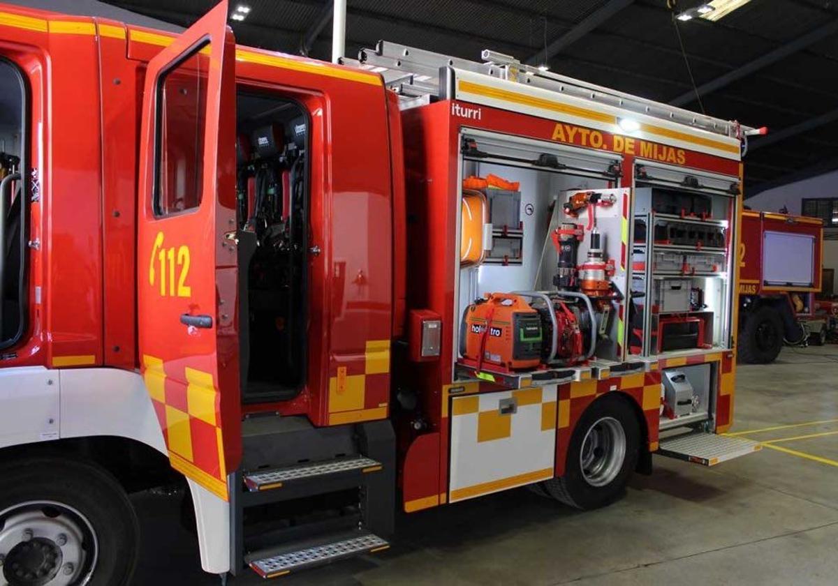 Incendio en planta de reciclaje de Mijas despierta alarma entre los vecinos