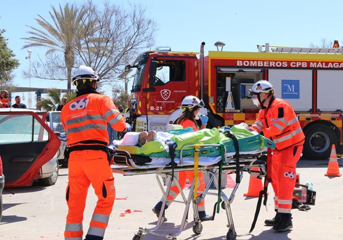 Incendio en vivienda de Vélez Málaga deja un hombre herido con quemaduras