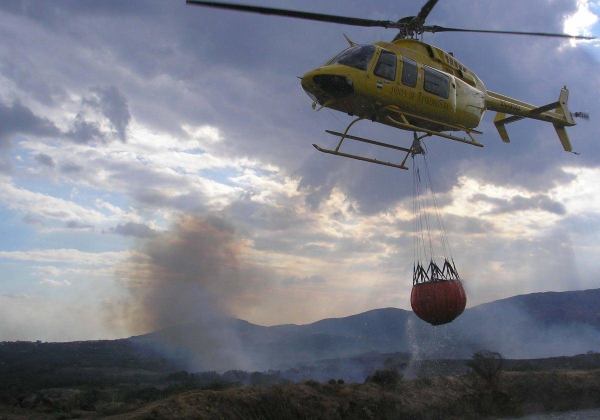 El Infoex interviene en un incendio en Torrejón el Rubio