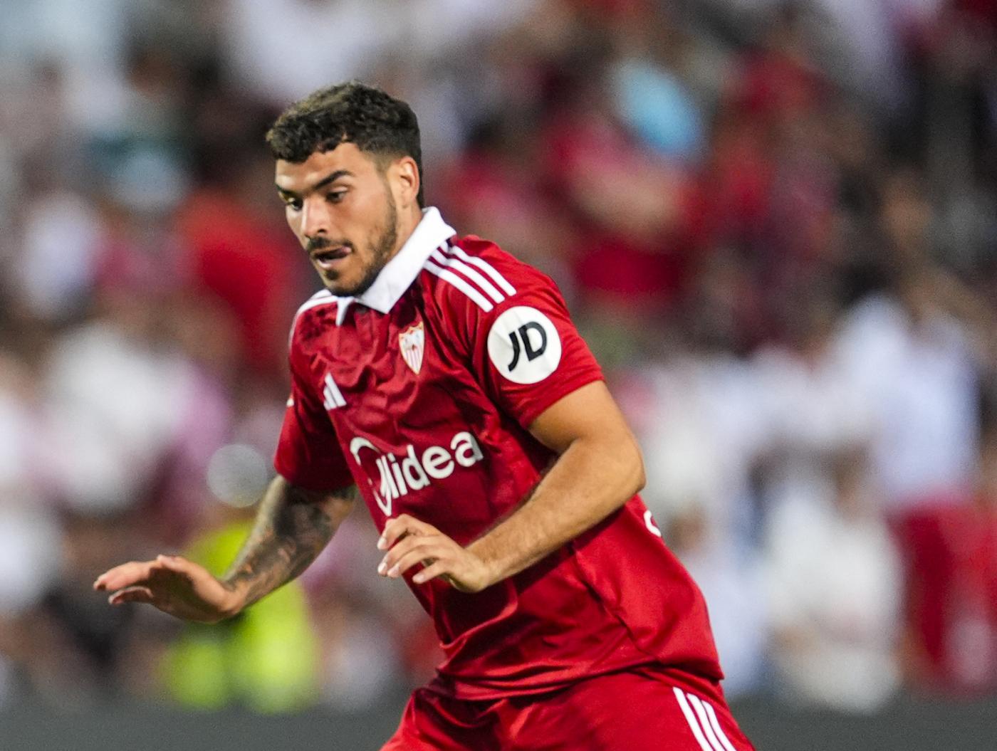 Isaac Romero jugando el amistoso contra el Sunderland AFC. - Corchero/EP