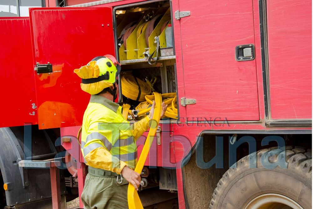 Un incendio se encuentra activo en el término de Minglanilla