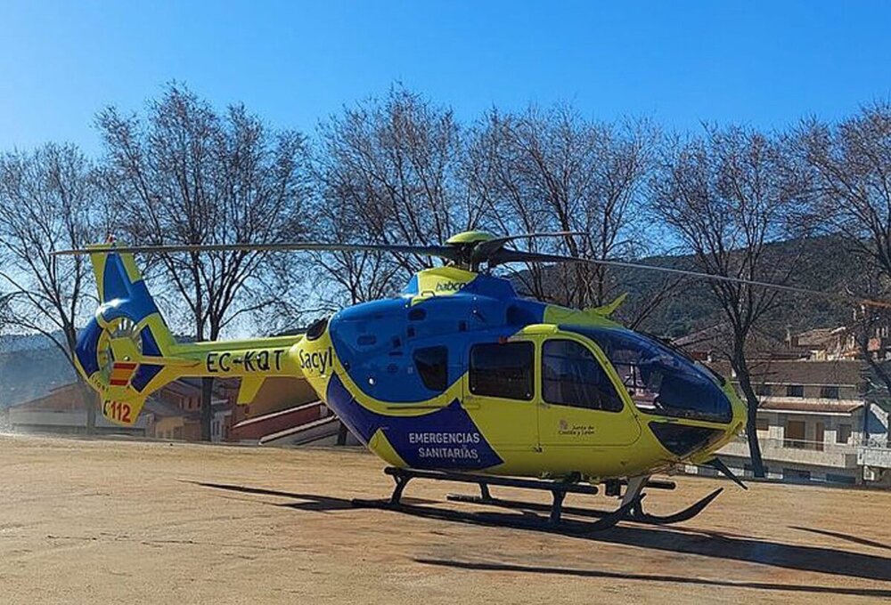 Trasladado al Río Hortega un herido por explosión en Burgos