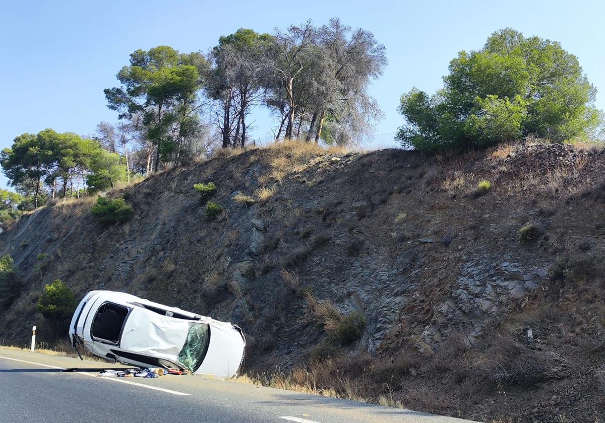 <p><strong>Accidente en la A-45 de Málaga provoca severas retenciones y cierre de carril derecho</strong></p>