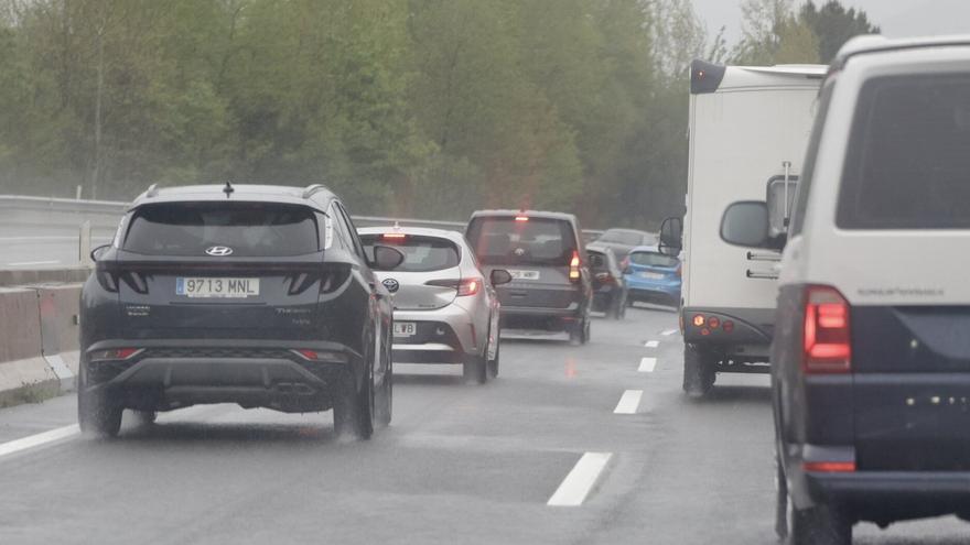 Hasta cinco kilómetros de retenciones en la AP-8 en Orio por un accidente