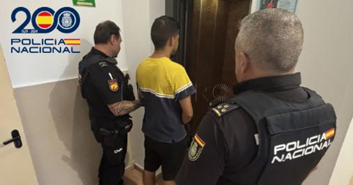 Capturado ladrón de cadena dorada en el Barrio Obrero tras resistirse a la detención