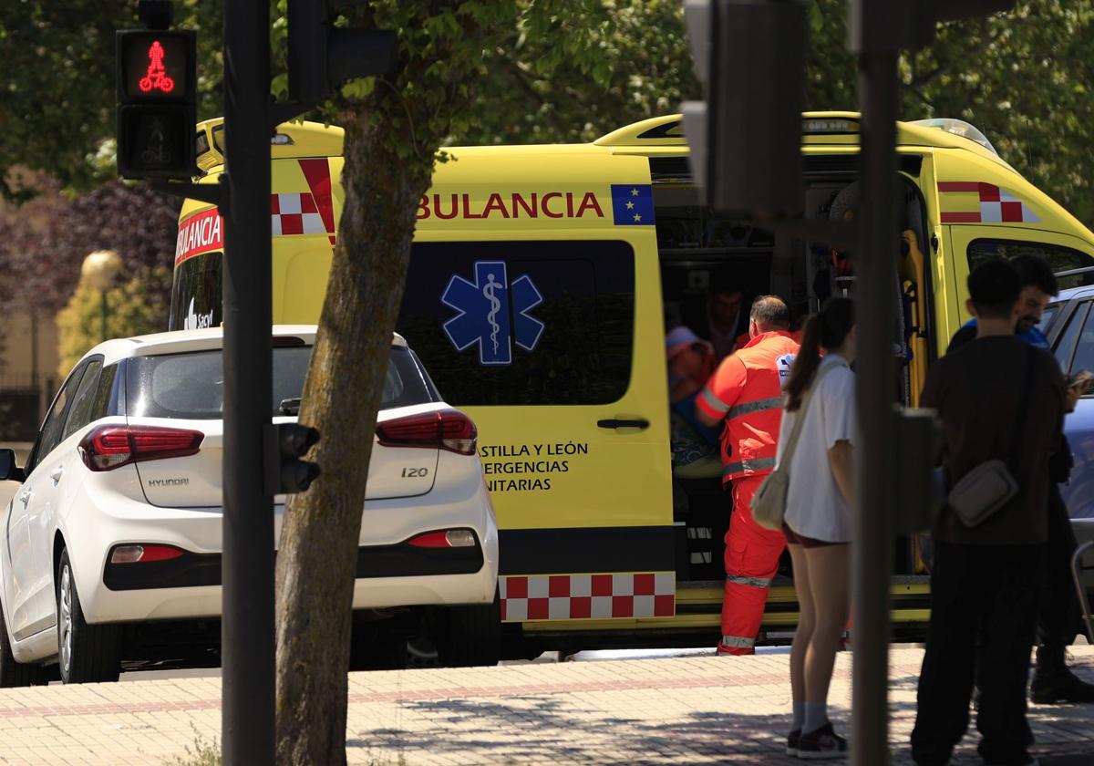 Herido un ciclista de 69 años en la rotonda de Garrido en Salamanca