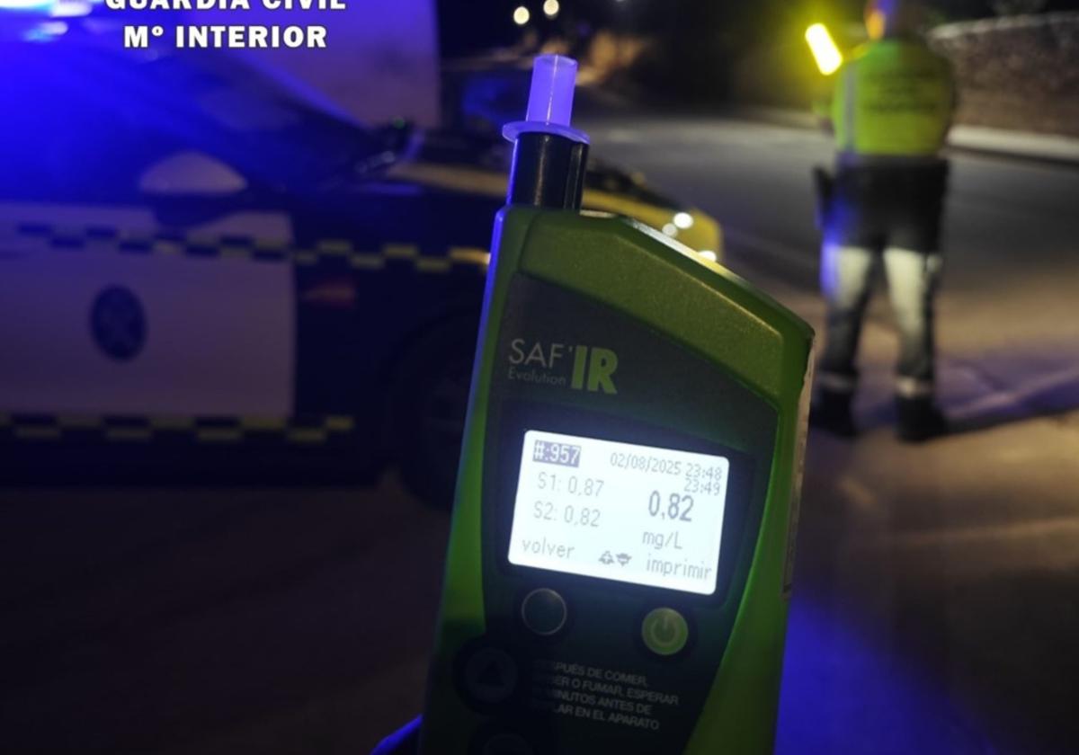 Cuatro conductores triplican tasa máxima de alcohol en Burgos: dos sufren siniestros viales