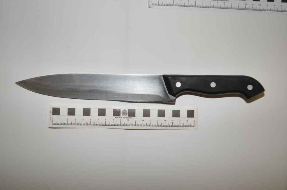 Detenido en Soria por amenazas graves y atentado contra la autoridad con un cuchillo de grandes dimensiones