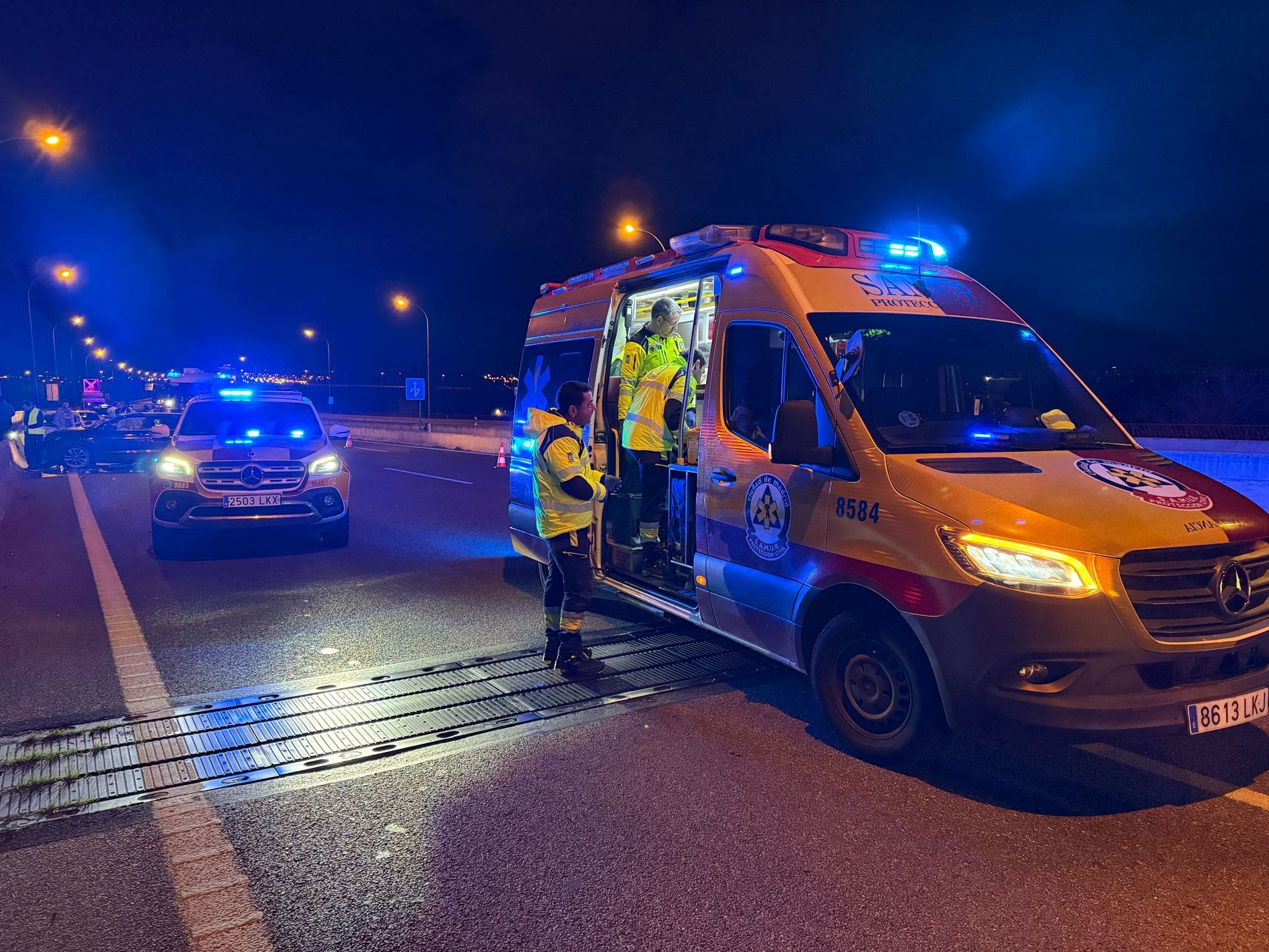 Arrollado en Madrid: Hombre de 71 años herido grave