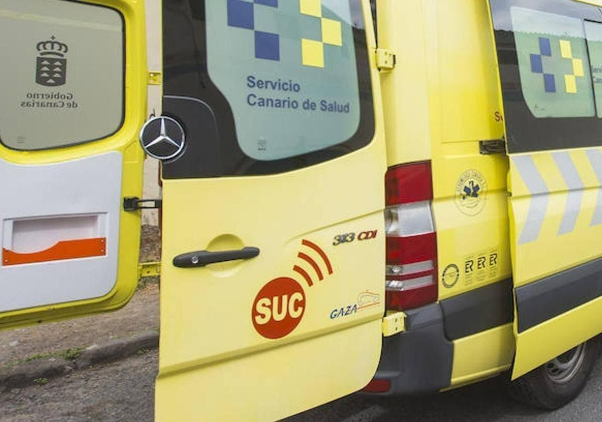 Hombre resulta herido moderado tras choque entre dos vehículos en Gran Canaria