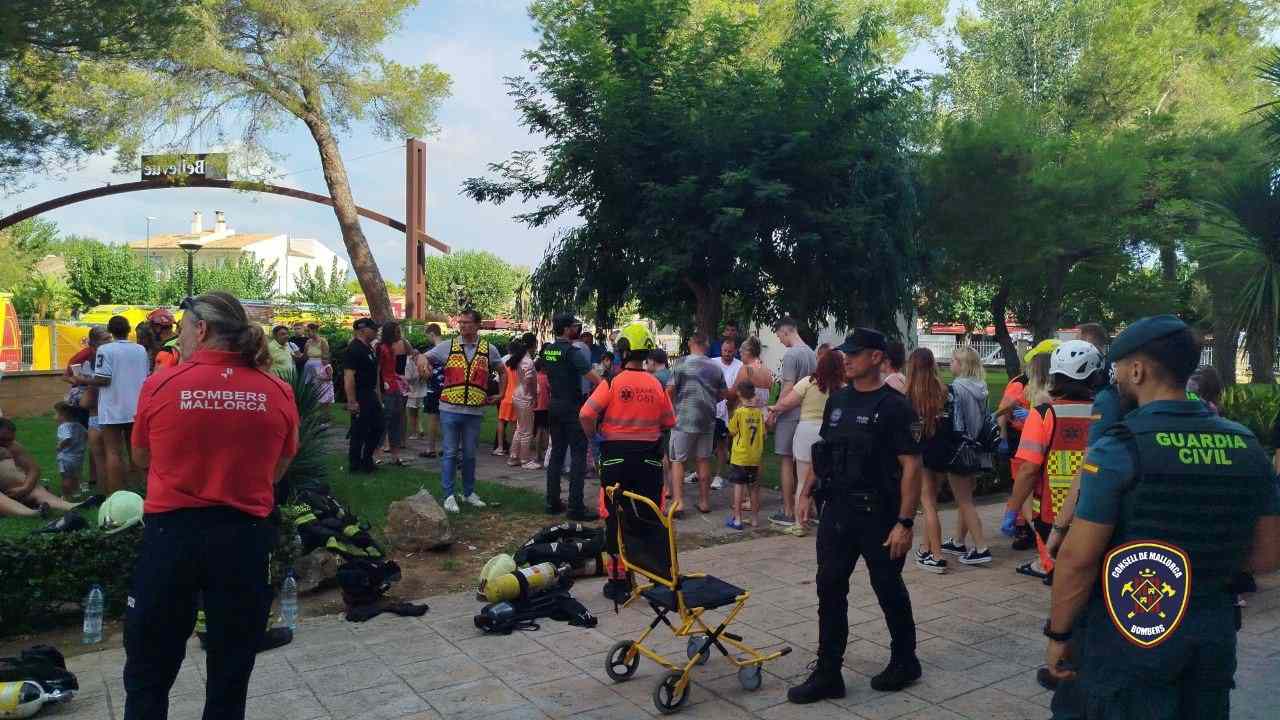 Incendio en hotel de Alcúdia deja tres turistas heridos por inhalación de humo