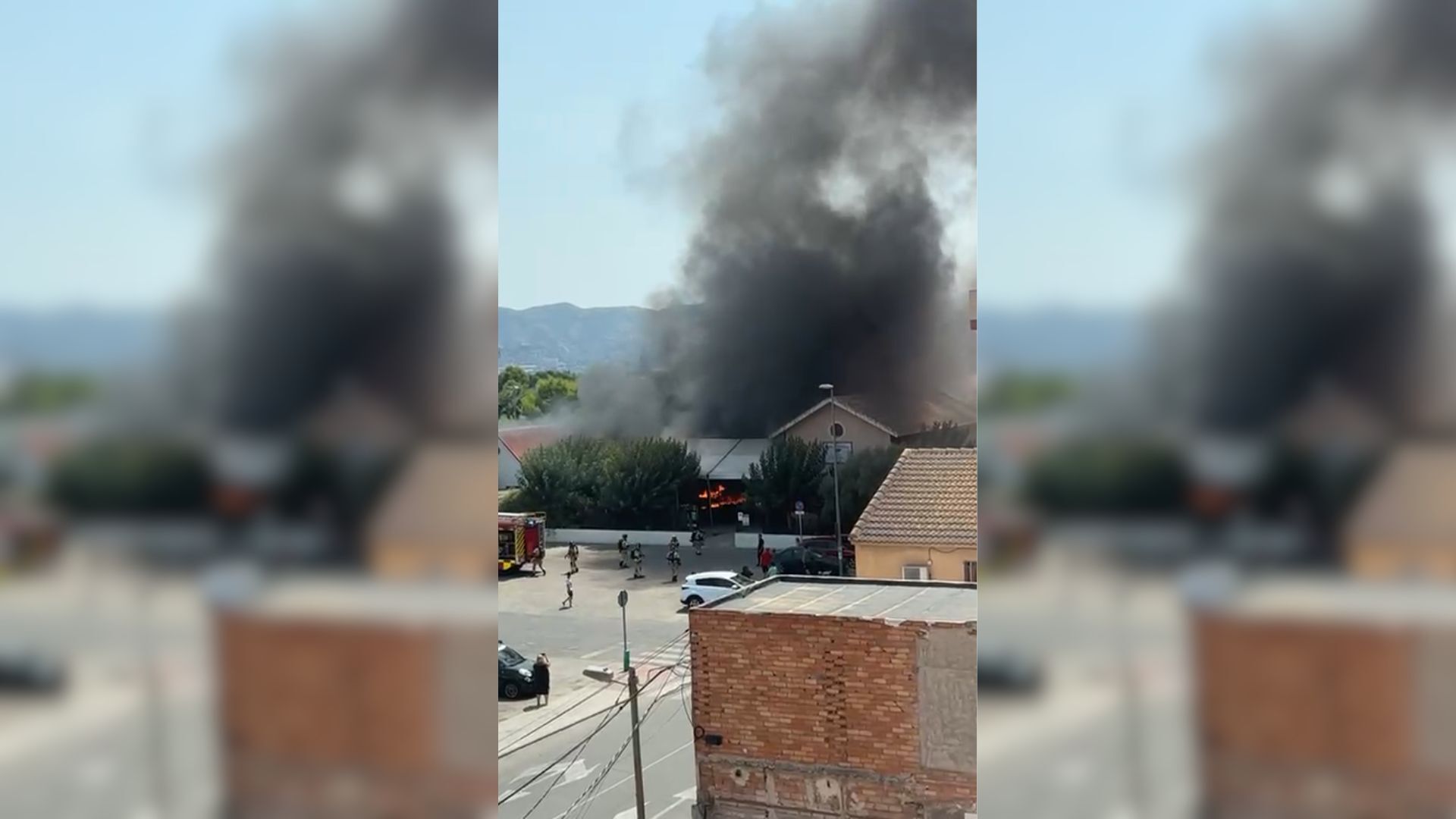 Un incendio afecta a la Peña Huertana La Crilla de Puente Tocinos