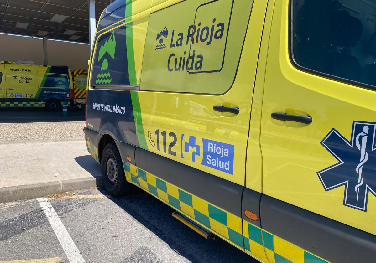 Trasladada una mujer al San Pedro tras un incendio en su casa en Logroño