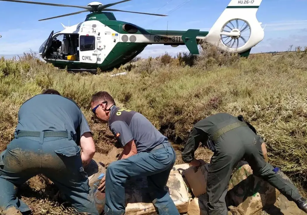 Interceptado un barco cargado de cocaína en Ayamonte: varias detenciones realizadas