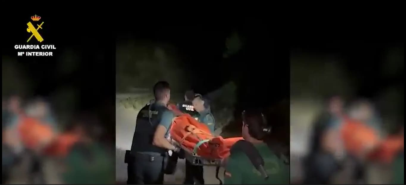 Rescatado un joven en un precipicio de Valdilecha