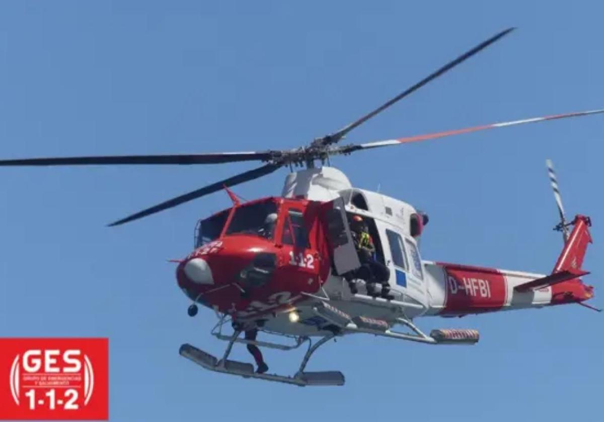 Rescatan en helicóptero a una mujer de 45 años tras sufrir una caída en ...