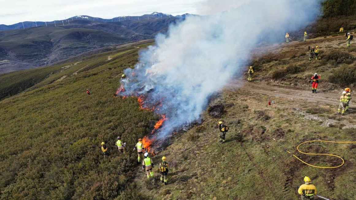 Fallece un trabajador de Soria que participaba en extinción de incendio en León