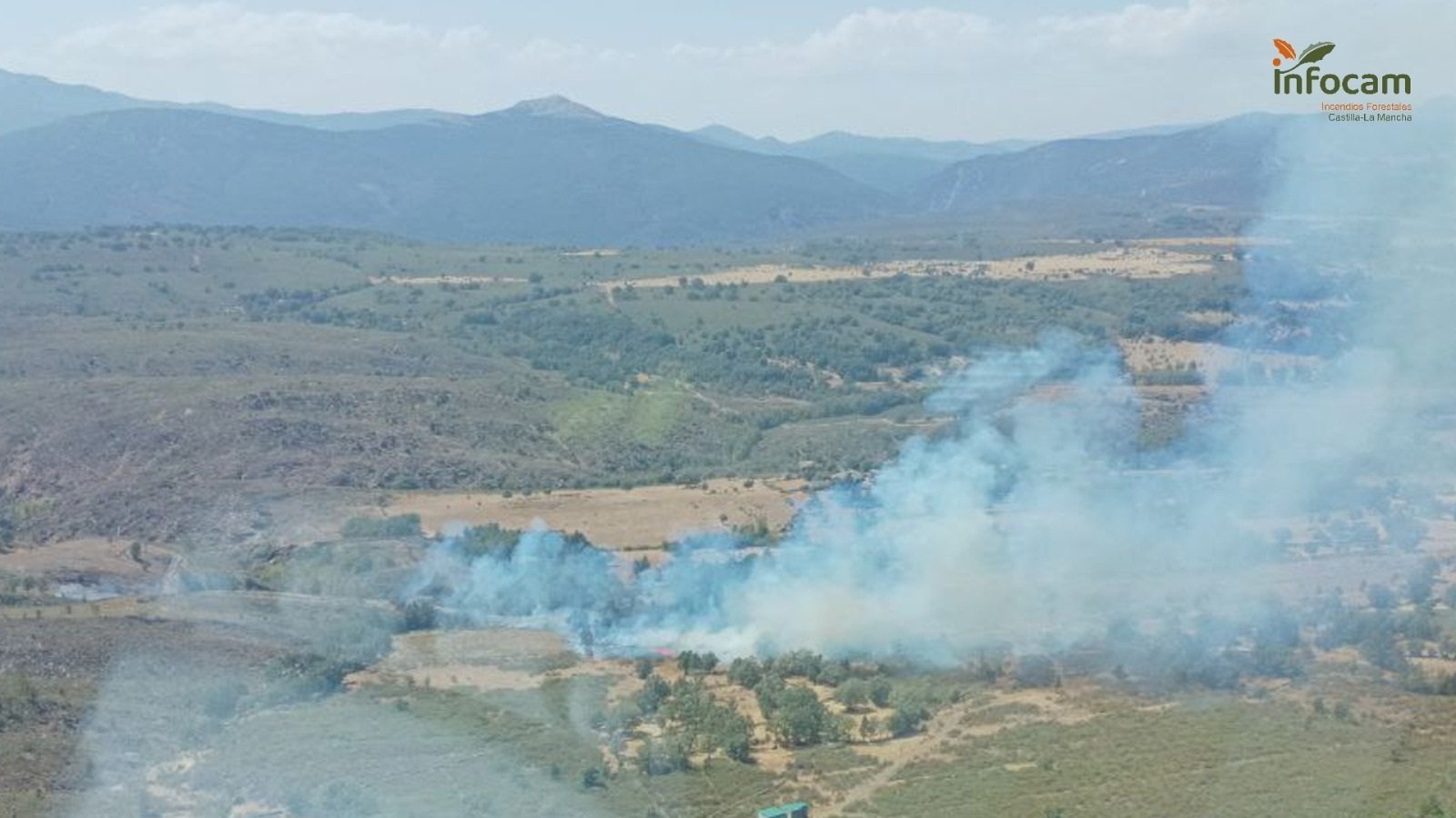 Alerta en Campillo de Ranas este lunes por un incendio forestal