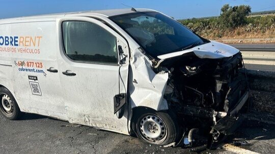 Un herido en un accidente de tráfico en la N-431 a la altura de Peguerillas