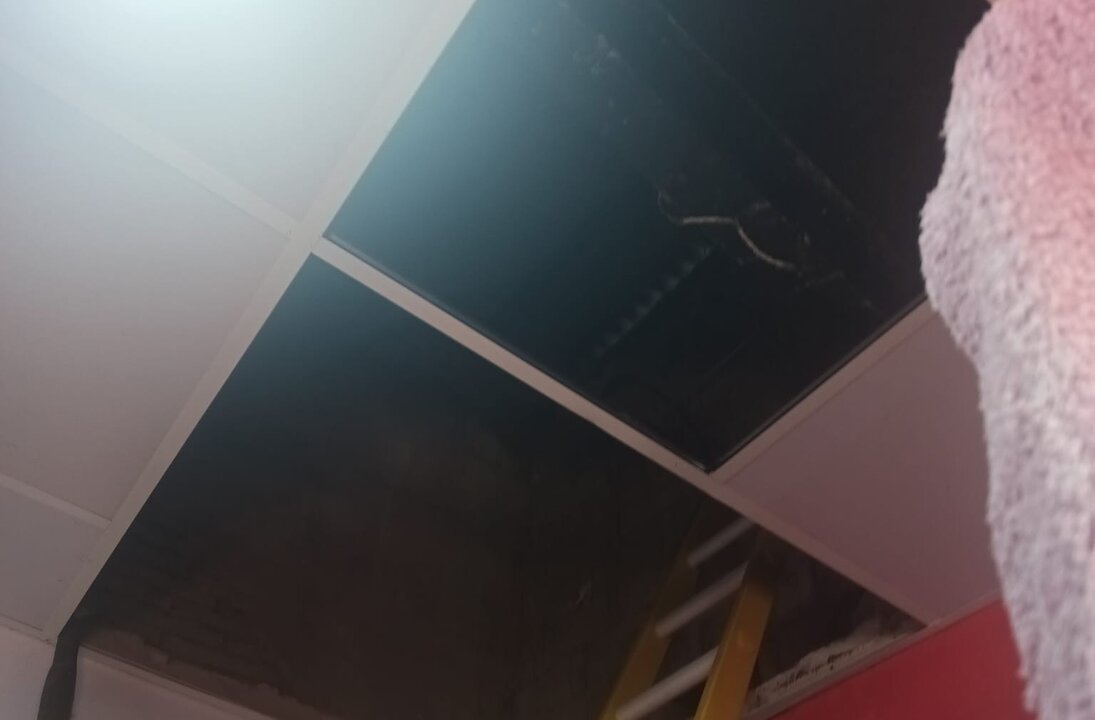 Susto tras el desplome del falso techo de una vivienda: Dos heridos en Almonte