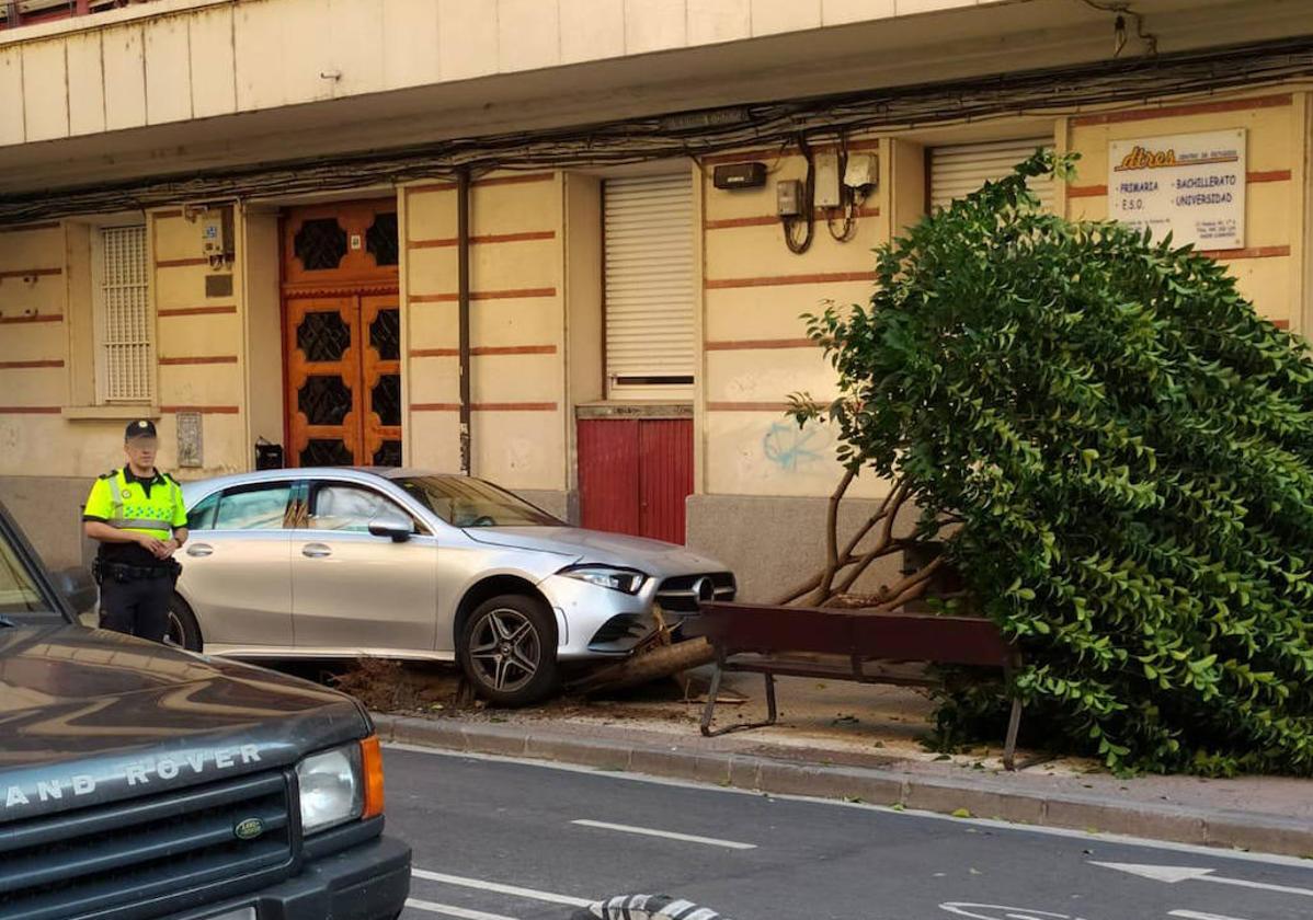 Detenido un conductor tras un accidente con un ciclista herido en Logroño