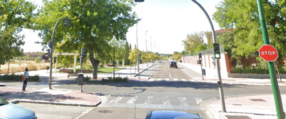 Dos heridos leves en un accidente en el paseo de Belén