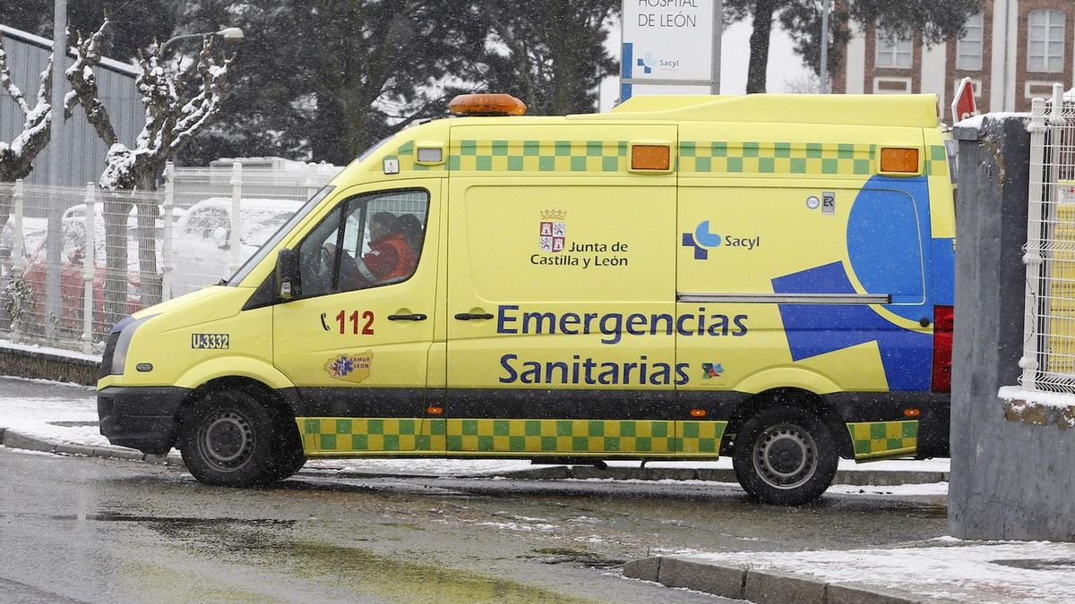 Ambulancia de Sacyl.