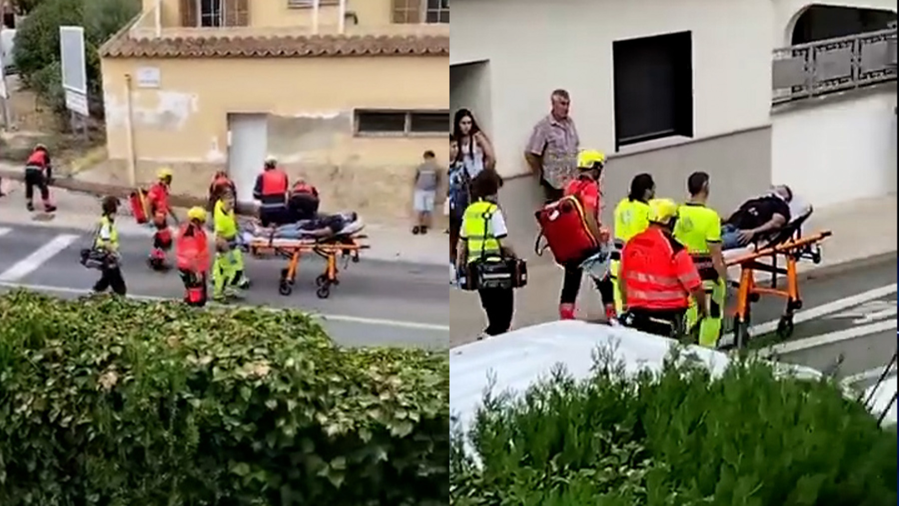Un conductor borracho se estrella contra dos postes y obliga a cortar el camino de Son Rapinya de Palma
