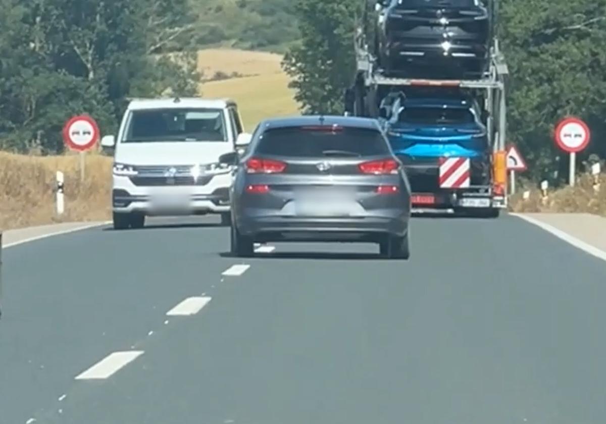 Conductor de 59 años puesto a disposición judicial por conducción temeraria en la carretera N-120 en Burgos