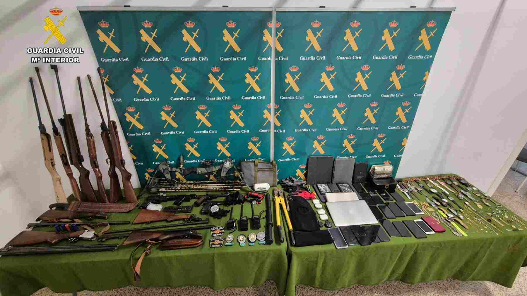 Cinco detenidos por una oleada de robos en Esporles, Inca, Algaida, Llucmajor, Son Servera y Manacor