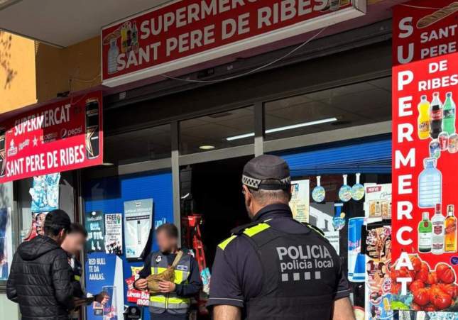 Detenido en un supermercado de Sant Pere de Ribes por tráfico de drogas: críticas en redes sociales