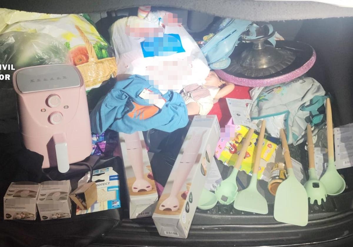 Recuperan en Burgos productos robados en un supermercado de La Rioja