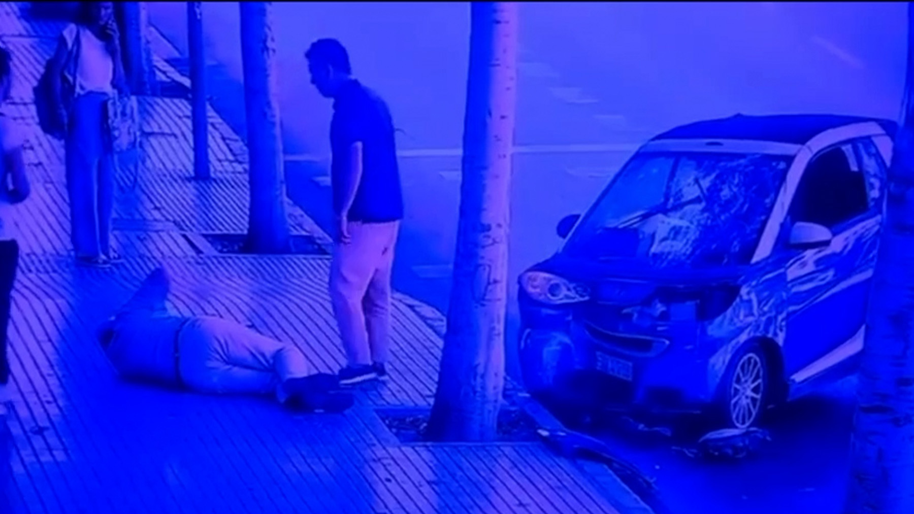 Hombre español provoca espectacular accidente en Palma bajo los efectos del alcohol