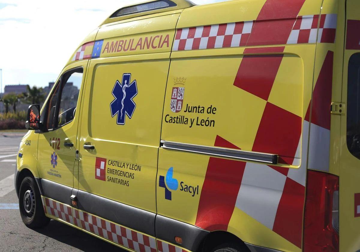 Herido un hombre en un accidente múltiple entre un camión y dos coches en Burgos
