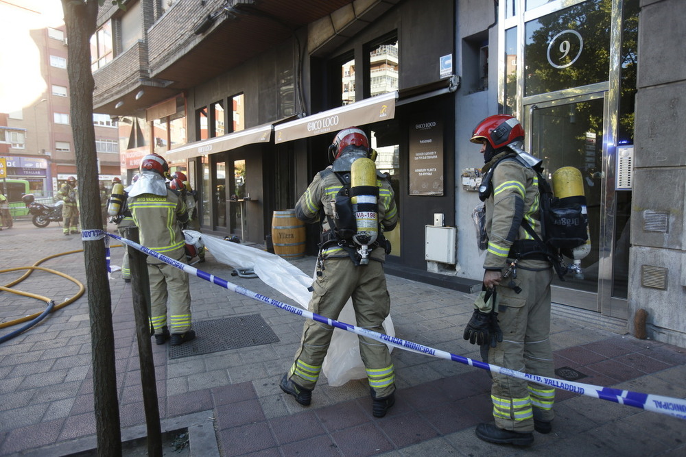 Un incendio en un gastrobar moviliza 3 dotaciones de bomberos
