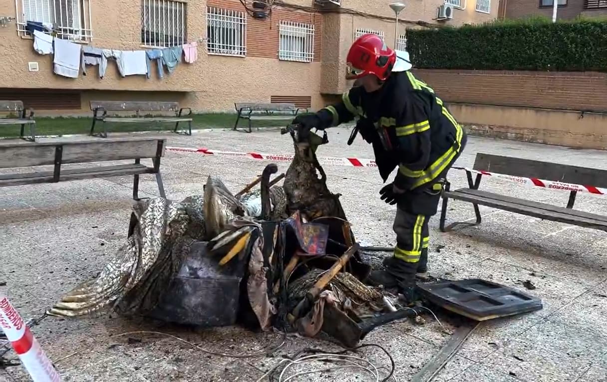 Incendio en vivienda de Madrid deja dos heridos, uno con quemaduras del ...