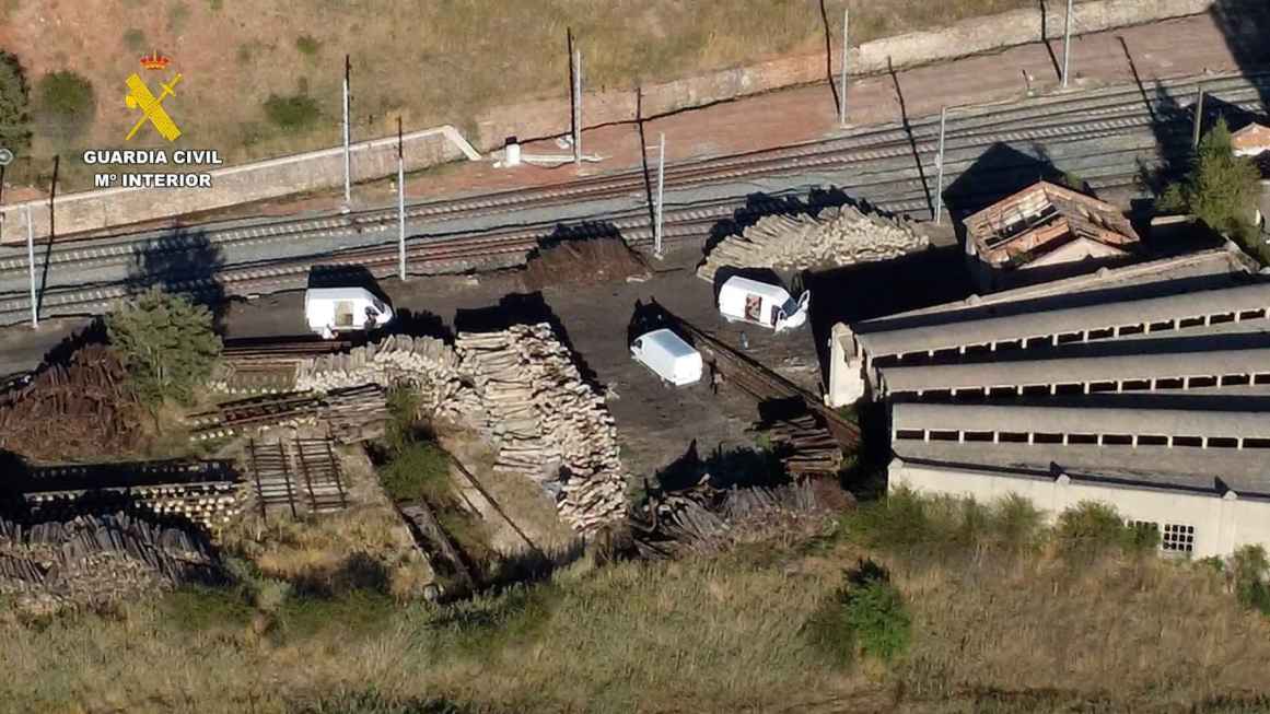 La Guardia Civil detiene a 11 personas por sustracciones de vías férreas y cableado