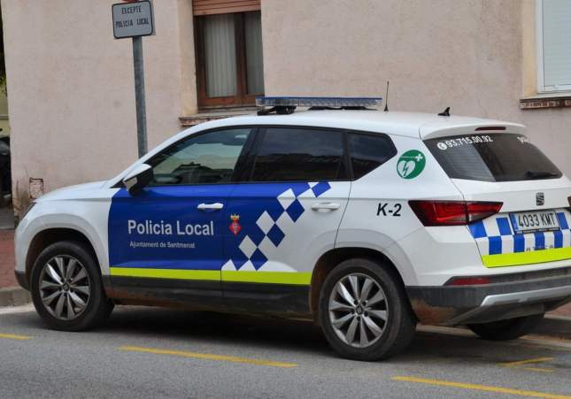Policia Local Sentmenat cotxe