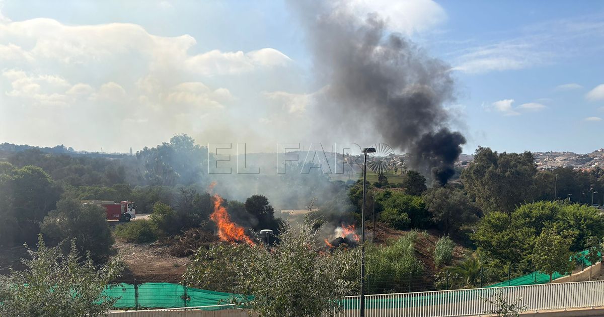 Extinguido un incendio en la pista de carros
