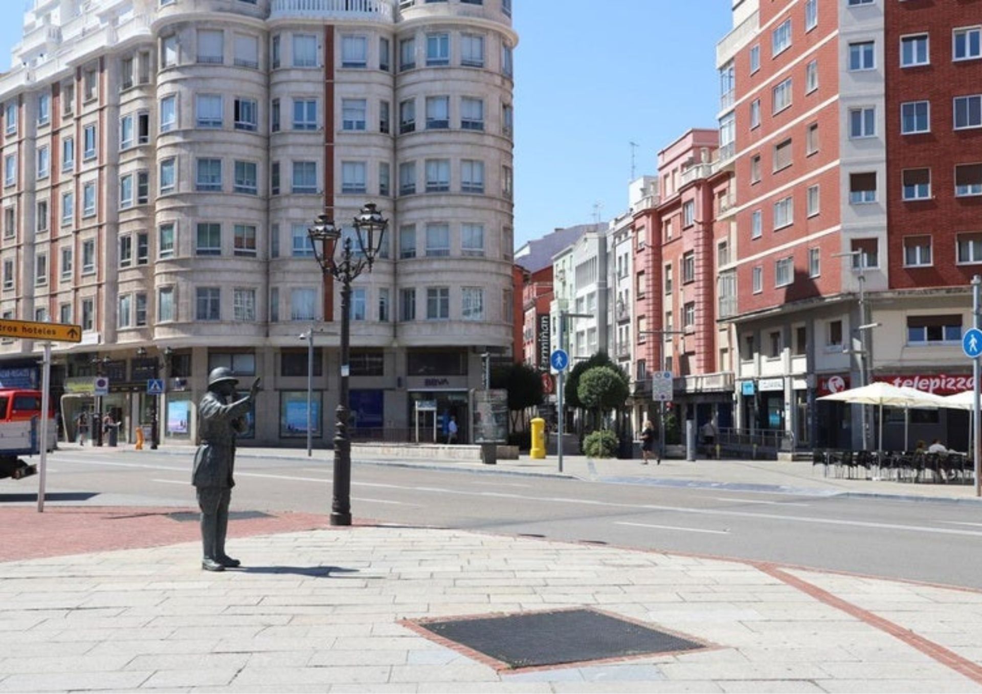Herida una mujer tras atropellarle una furgoneta en Burgos