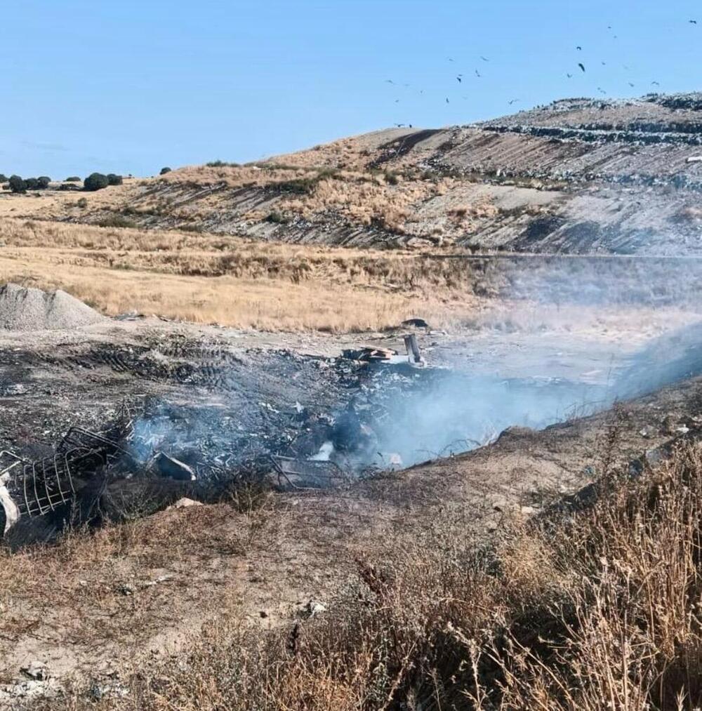 Extinguido un incendio en el Centro de Tratamiento de Residuos