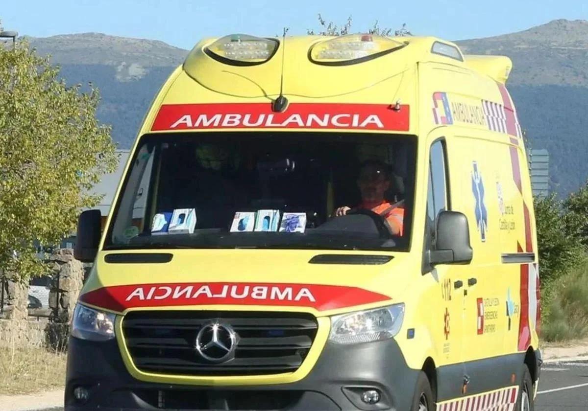 Varón resulta herido en accidente de tráfico en las afueras de Burgos
