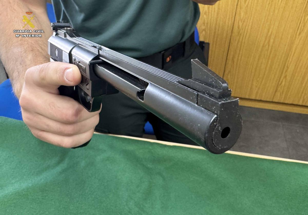 Varios jóvenes asustan con un arma falsa a vecinos de Nalda