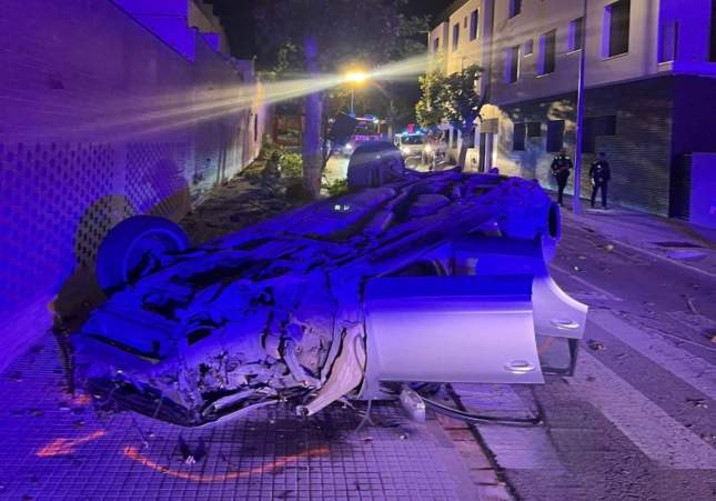 Accidente de coche Castellar del Vallès / Cedida