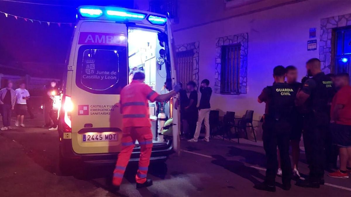Una ambulancia de Sacyl.