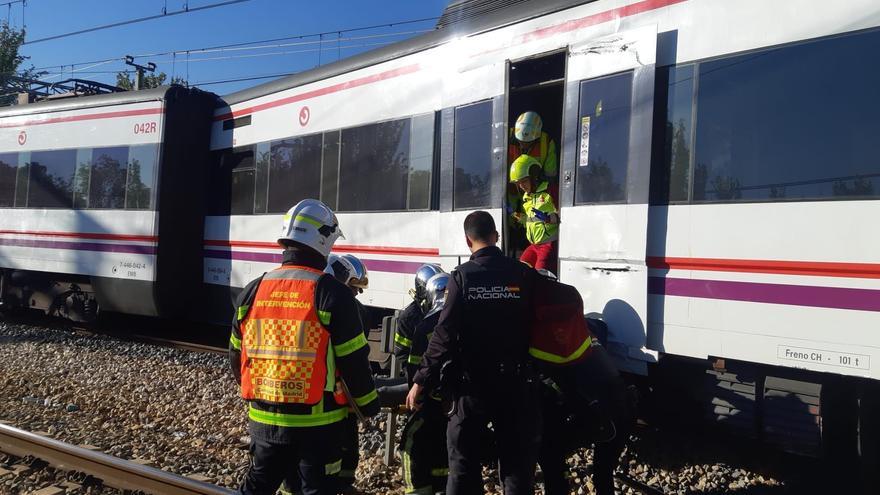 Descarrila tren de Cercanías en San Fernando de Henares: seis heridos leves