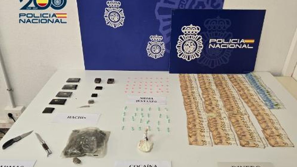 Desmantelado punto de venta de drogas en La Laguna: incautados drogas y dinero en efectivo