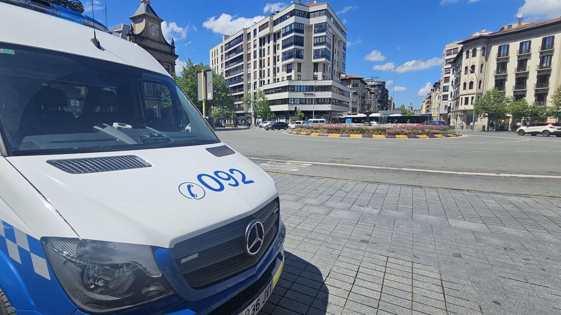 Detenidos dos súbditos marroquíes por robo con violencia en Pamplona